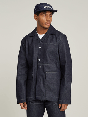 G-Star Men's Marseille Dark Blue Blazer
