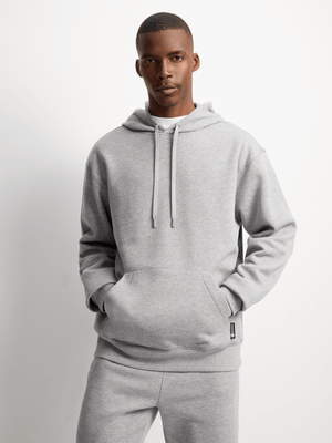TS Mens Dynamic Fleece Grey Melange Hoodie