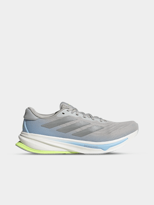 adidas Mens Supernova Rise 2 Grey/Blue/Yellow Running Shoes