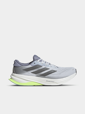 adidas Mens Supernova Solution 2 Grey/Yellow Running Shoes