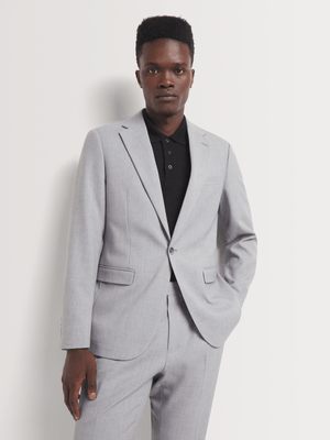 Men's Markham Slim Grey Melange Suit Jacket