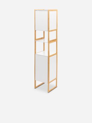 Self Assembly Five5 Natureo Storage Shelf White