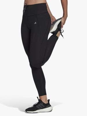 adidas Womens Run Essentials Black Tights