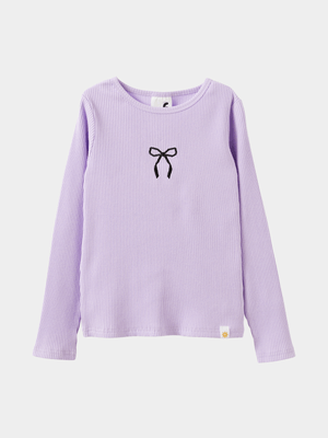 Cotton On Kids Girl Purple Jade Crew Top