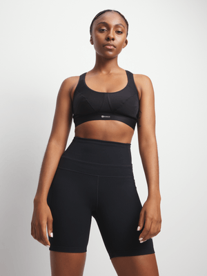 TS Womens Shape Luxe Black Bike Shorts