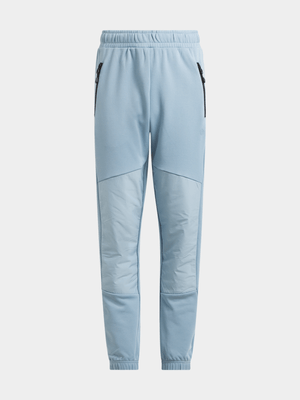 TS Boys Knit Woven Blue Jogger
