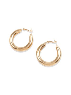 The FIX Women's Gold Mini Hoop Earring