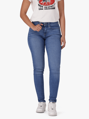 Women's Levi's Blue Curvy Hirise Superskinny Jeans