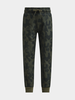 Exact Older Boy's Fatigue Camo Joggers