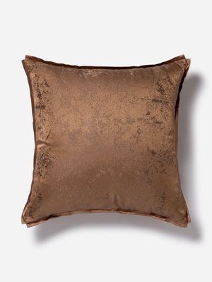 Tamsin Marble Scatter Cushion Chocolate 55x55