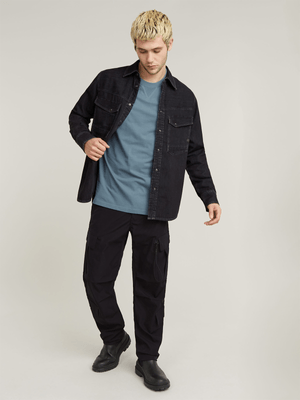 G-Star Nifous Medium Blue Long Sleeve T-Shirt