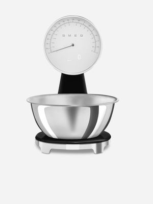 Smeg Retro Digital & Analogue Kitchen Scale 5kg Black