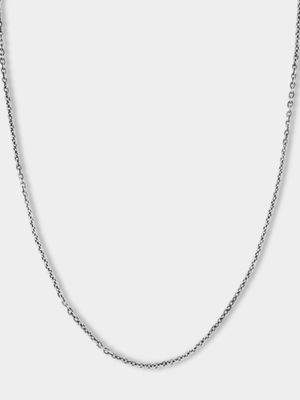 Sterling Silver Classic Anchor Necklace