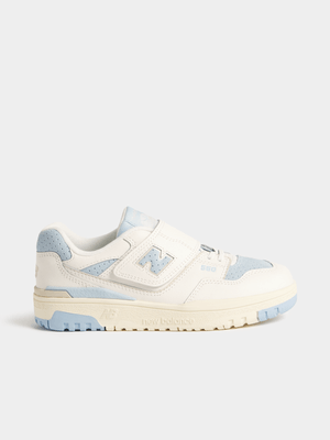 New Balance Kids 550 White/Sky Blue Sneaker