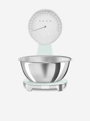 Smeg Retro Digital & Analogue Kitchen Scale 5kg Pastel Green