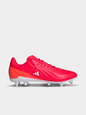 adidas Mens RS-15 6 Stud Red/White Rugby Boots