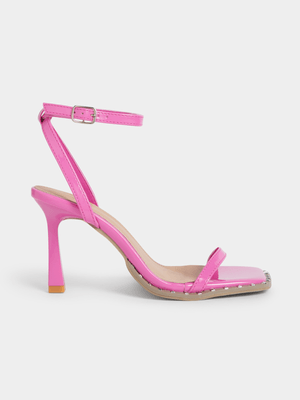 The FIX Women's Pink Studded Heels